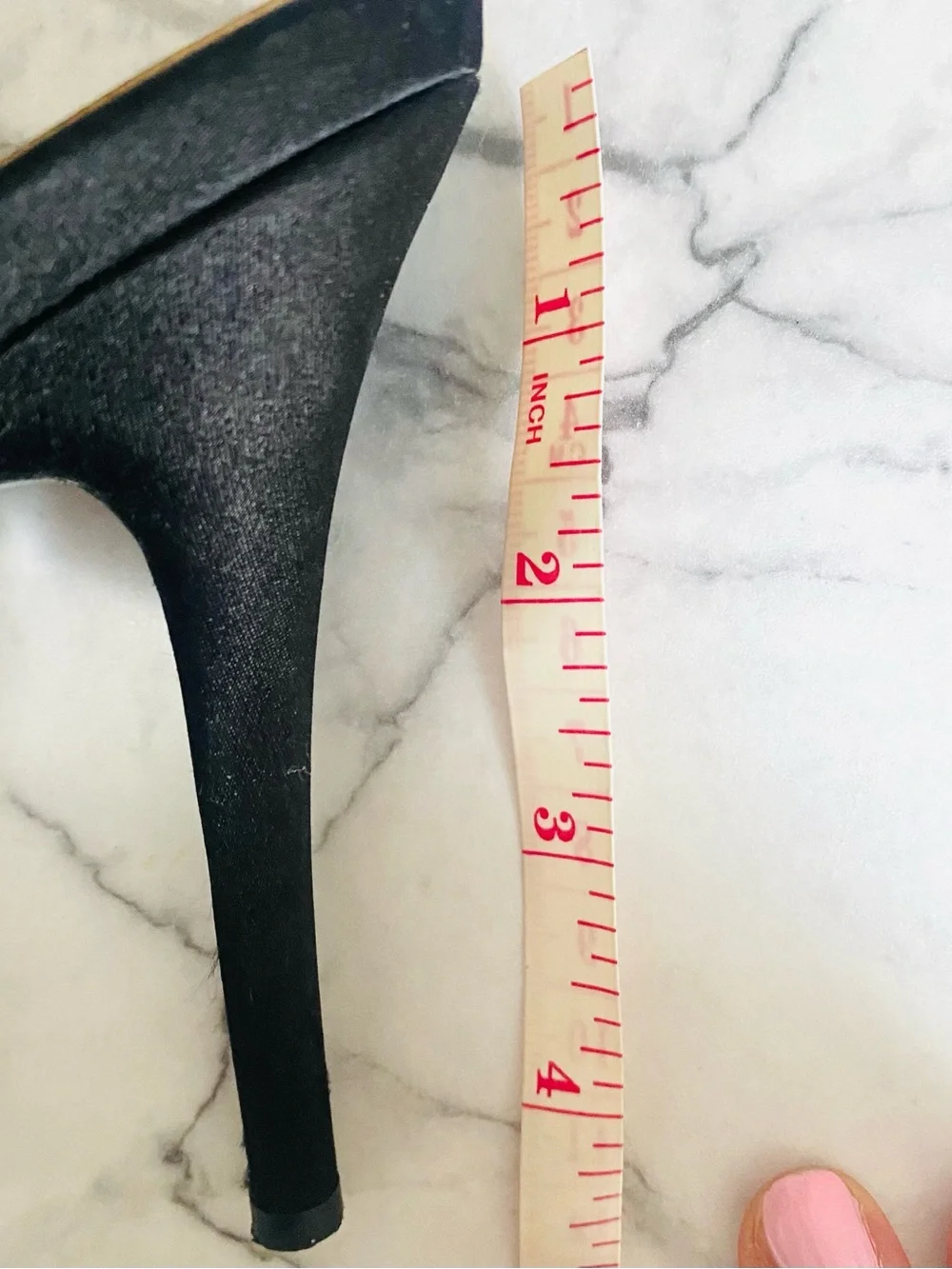 💕Pretty Black Crystal Embellished Heels SZ 8.5